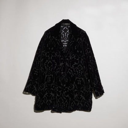 Women's Floral Devoré Velour Shirt