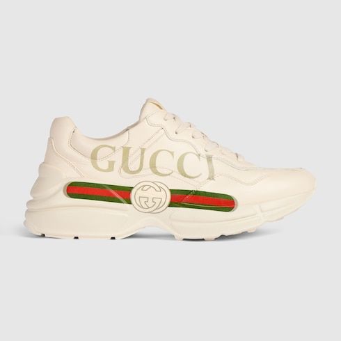 Women's Rhyton sneaker with Gucci logo