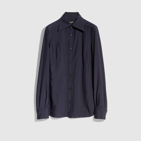Women's Silk Poplin Shirt