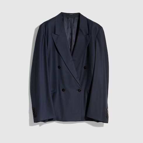 Women's Light Wool Double-Breasted Jacket