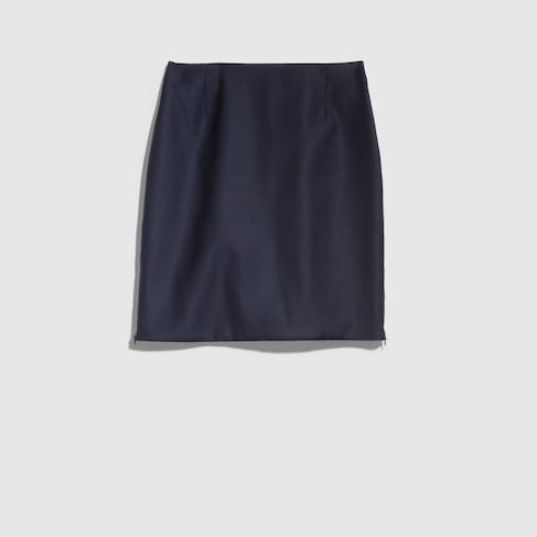 Women's Light Wool Mini Skirt