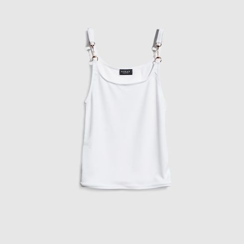 Women's Viscose Crêpe Jersey Top with Horsebit