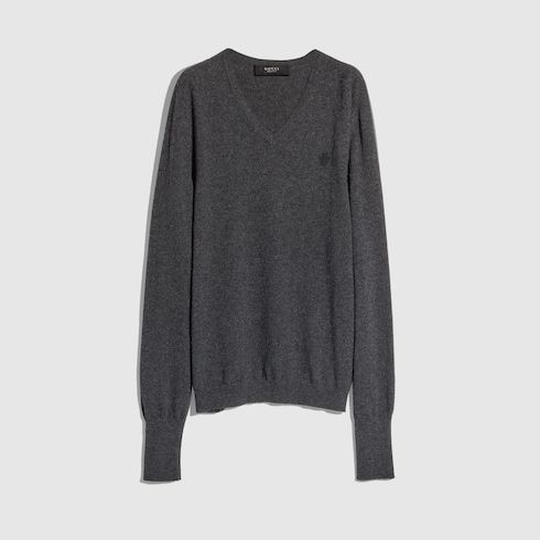 Women's Knit Cashmere Embroidered Sweater