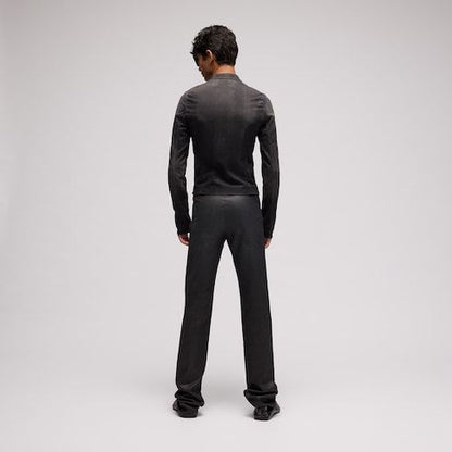 Men's Python Effect Cotton Viscose Blend Jacket