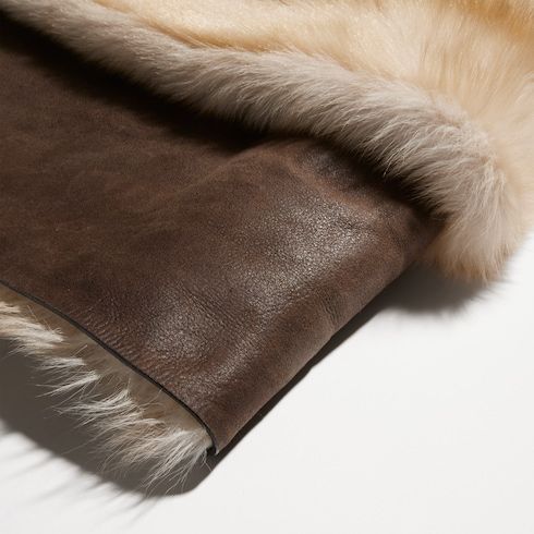 Women's Shearling Off-the-Shoulder Cape