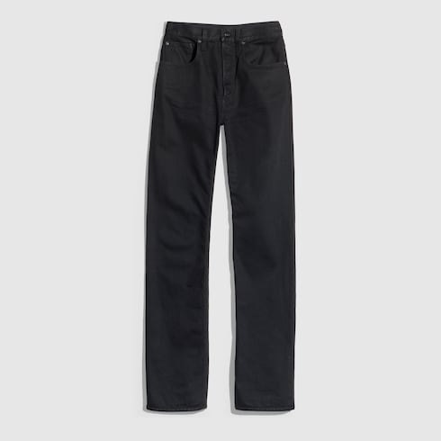 Women's Soft Coated Cotton Denim Pants