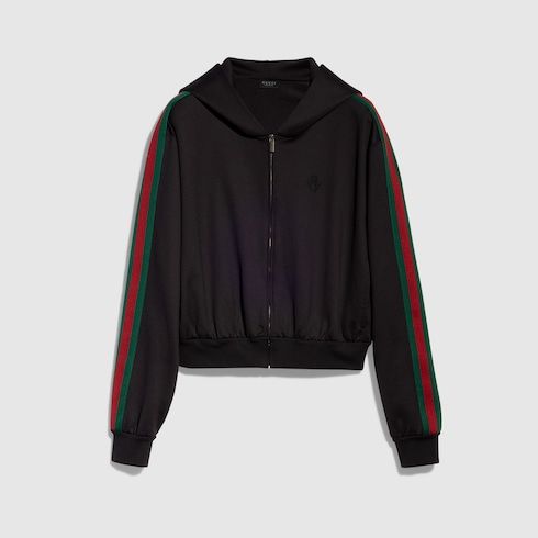 Women's Stretch Cotton Jersey Zip Jacket
