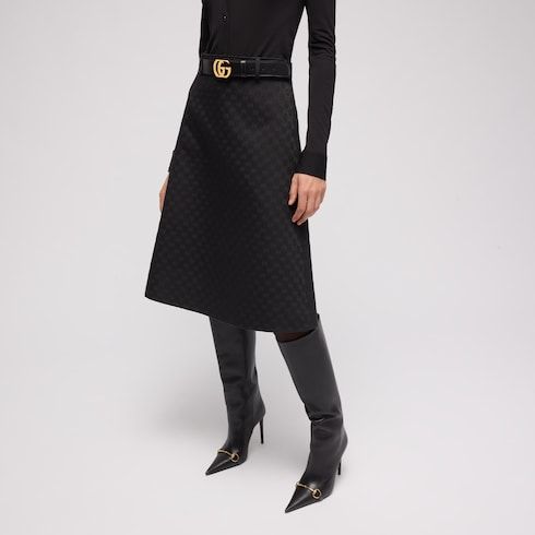 Women's Cotton Blend Midi Skirt