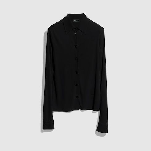 Women's Lightweight Viscose Crêpe Jersey Shirt