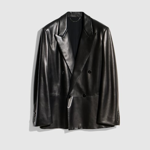 Women's Soft Nappa Double-Breasted Jacket