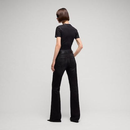 Women's Flared Stretch Cotton Denim Pants