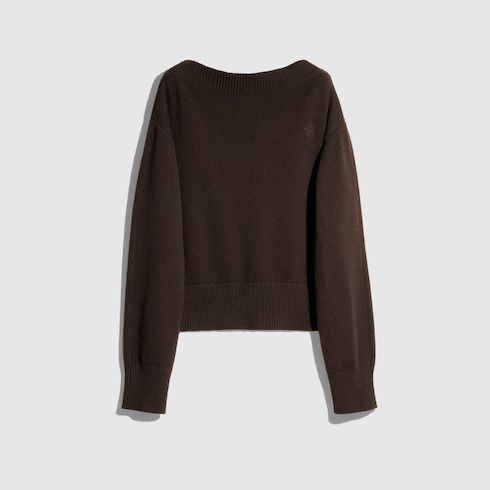 Women's Knit Cashmere Embroidered Sweater