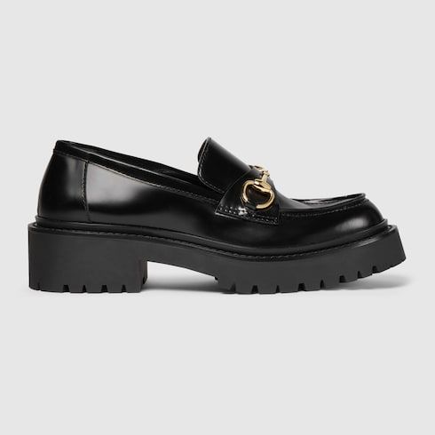 Women's loafer with Horsebit and lug sole