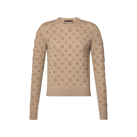 Women's 3D Monogram Cashmere Pullover