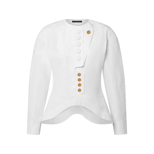 Women's Asymmetrical Bib Blouse