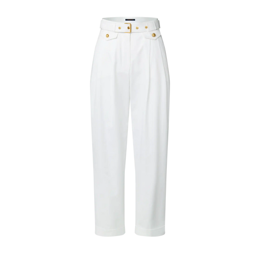 Women's Belted Carrot Pants