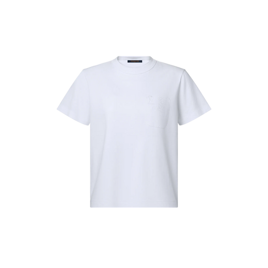 Women's Broderie Anglaise Pocket T-Shirt