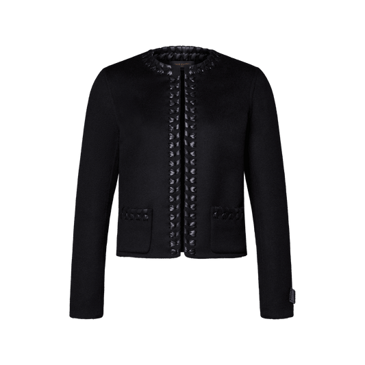 Women's Braided Trim Boxy Jacket