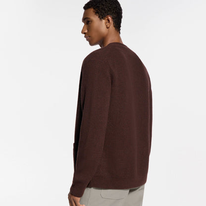 Men's Ribbed Cashmere Cardigan