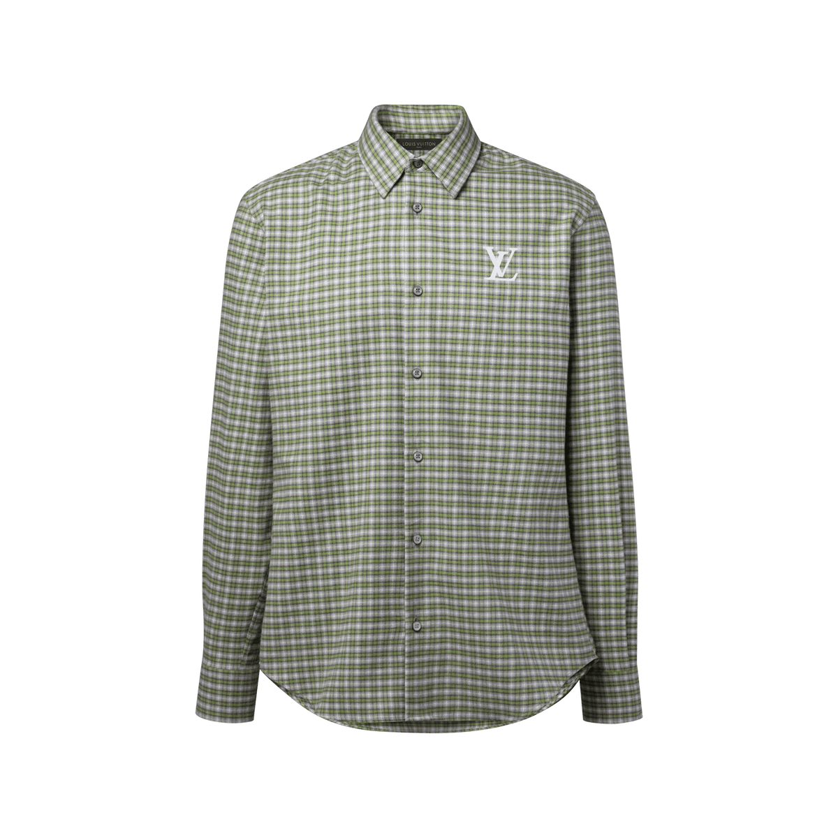Men's Check Long-Sleeved Flannel Shirt