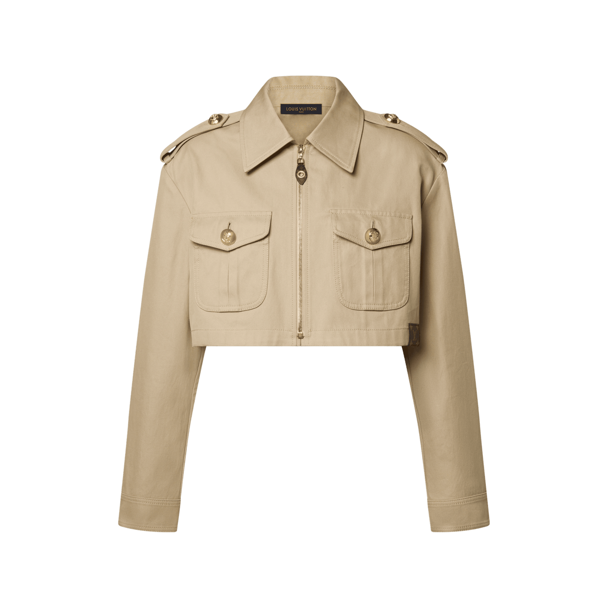 Women's Cropped Epaulette Jacket