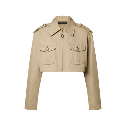 Women's Cropped Epaulette Jacket