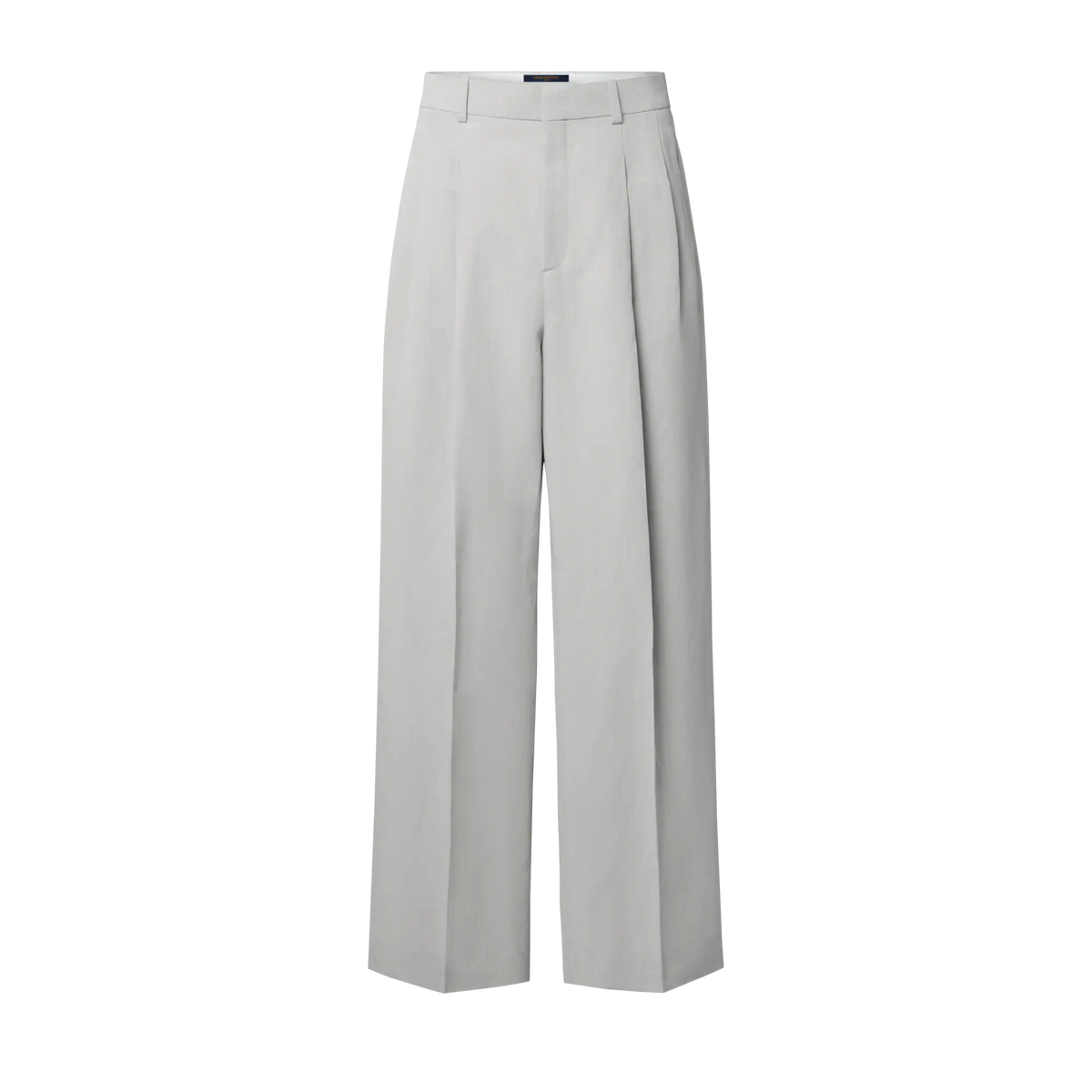 Men's Double-Pleated Wide-Leg Pants