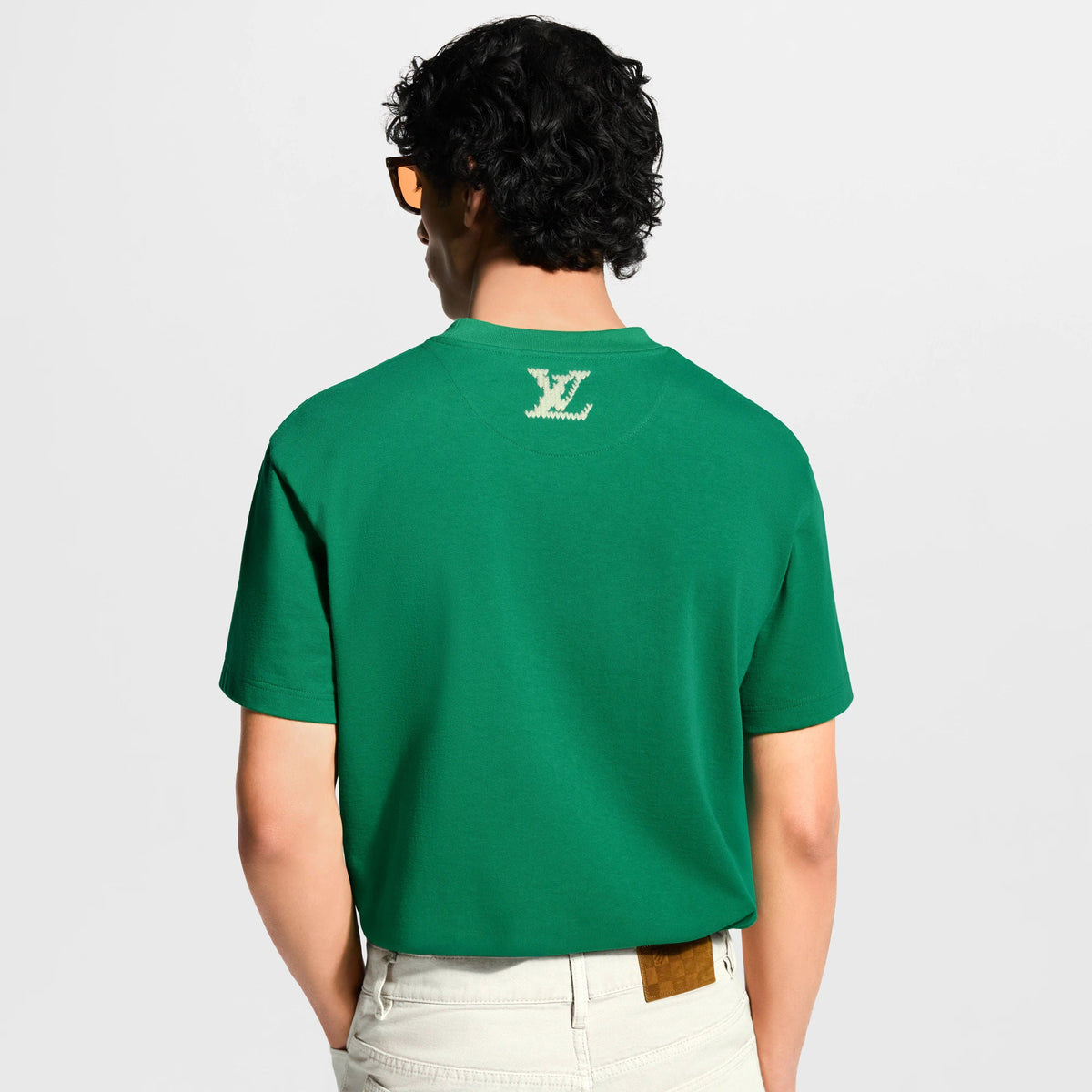 Men's Embroidered Signature Short-Sleeved T-Shirt