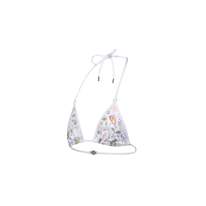 Women's Flower Foulard Bikini Top