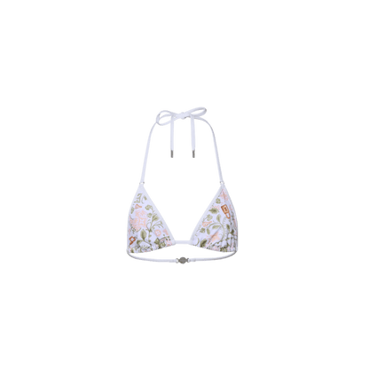 Women's Flower Foulard Bikini Top
