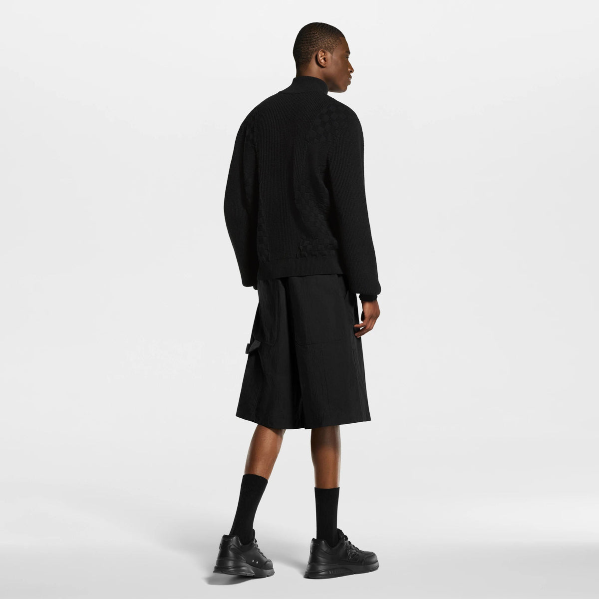 Men's Half-Zip Knitted Signature Cotton Pullover