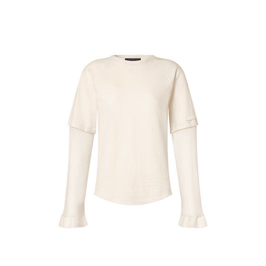 Women's Layer-Effect Long-Sleeved T-Shirt