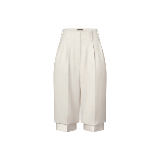 Women's Layered Tailored Bermuda Shorts