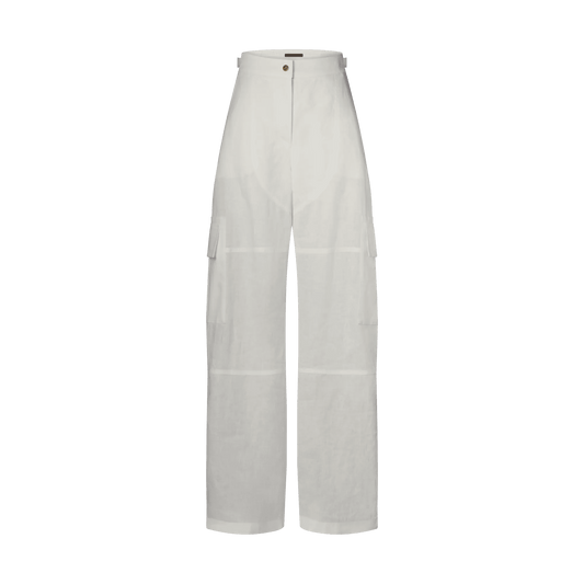 Women's Linen Cargo Pants