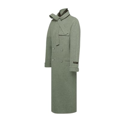 Men's Long Double Face Wool Overcoat