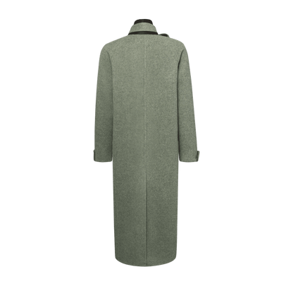 Men's Long Double Face Wool Overcoat