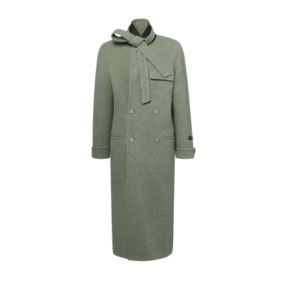 Men's Long Double Face Wool Overcoat