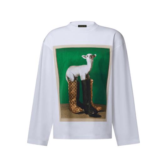 Women's Oversized Cotton Long-Sleeved Top