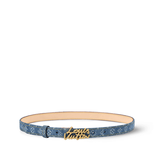 Women's Script 20mm Denim Belt