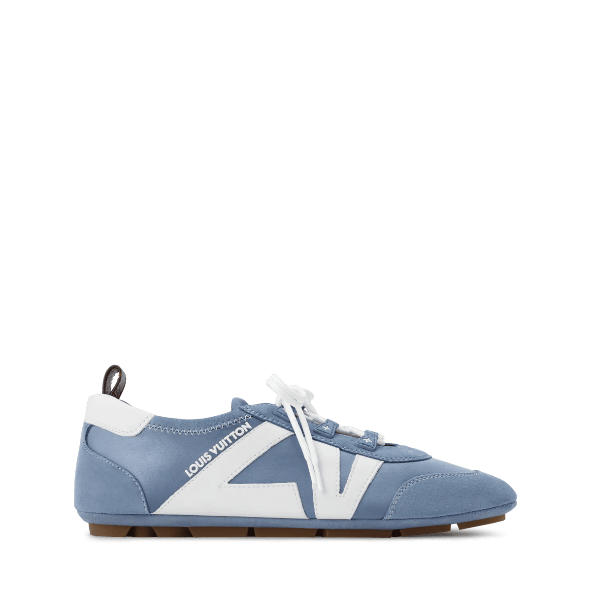 Women's LV Sneakerina Azure Blue Technical Satin Sneaker 1AJJW3