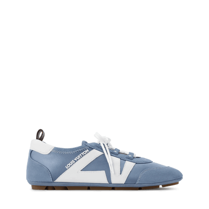 Women's LV Sneakerina Azure Blue Technical Satin Sneaker 1AJJW3