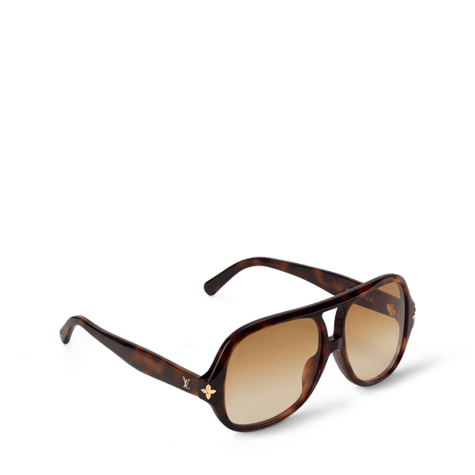Women's Flower Square Pilot Sunglasses