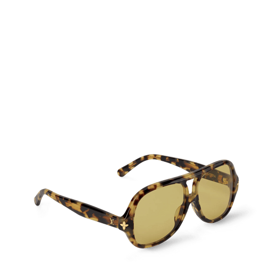 Women's Aura Flower Square Pilot Sunglasses