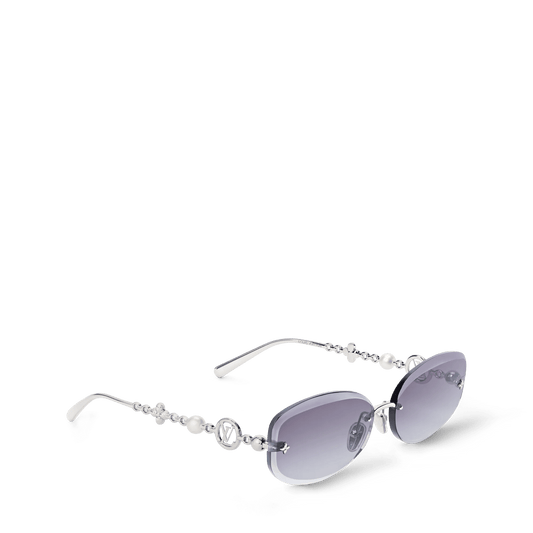 Women's Jewel Pearl Oval Sunglasses