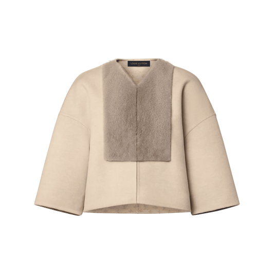 Women's Mink Insert Cape Jacket