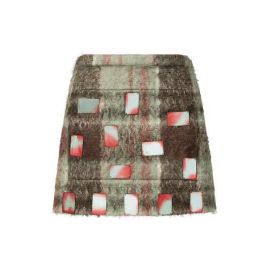 Women's Mirror Charm Tartan Skirt