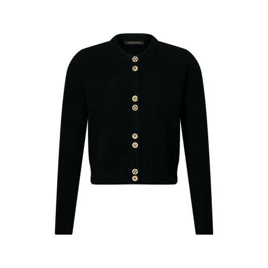Women's Monogram Button Cardigan