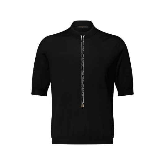 Women's Monogram Drawstring Knit Top