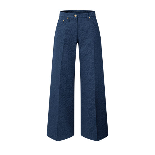 Women's Monogram Jacquard Flared Pants