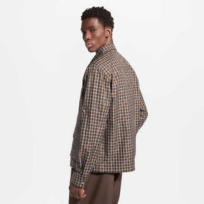 Men's Monogram Windowpane Jacquard Overshirt
